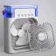 Настольный вентилятор Portable Mini Cold Fan, черный